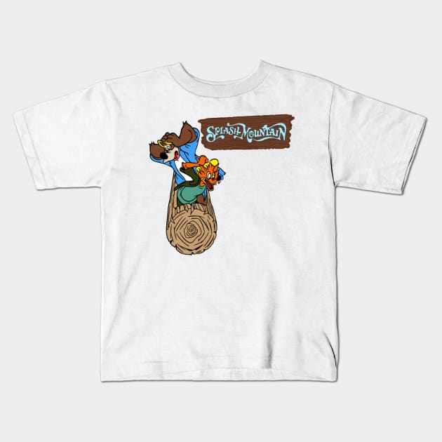 funny mountain Kids T-Shirt by CAYUT TRUCK